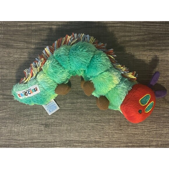 2007 Very Hungry Caterpillar Plush The World of Eric Carle 10 inches long - Picture 2 of 9